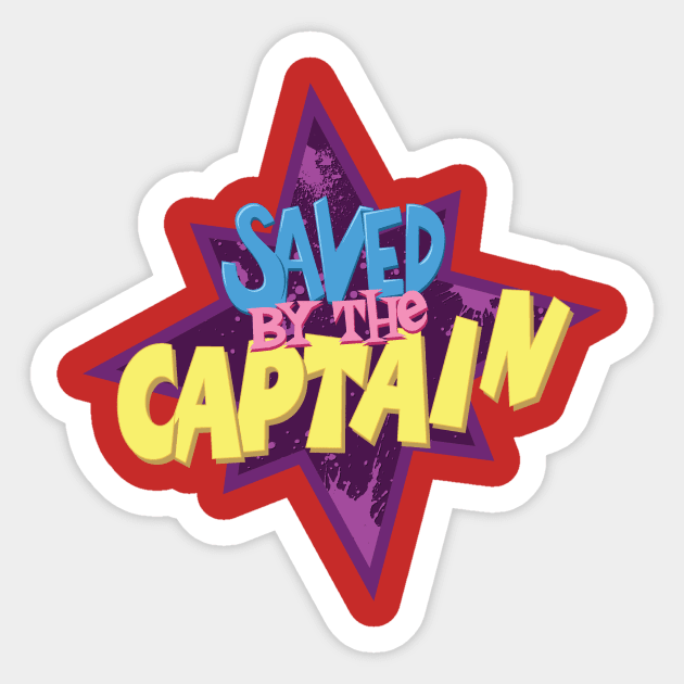 Saved by the Captain Sticker by DCLawrenceUK